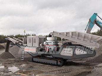 履带式多缸圆锥式破碎站