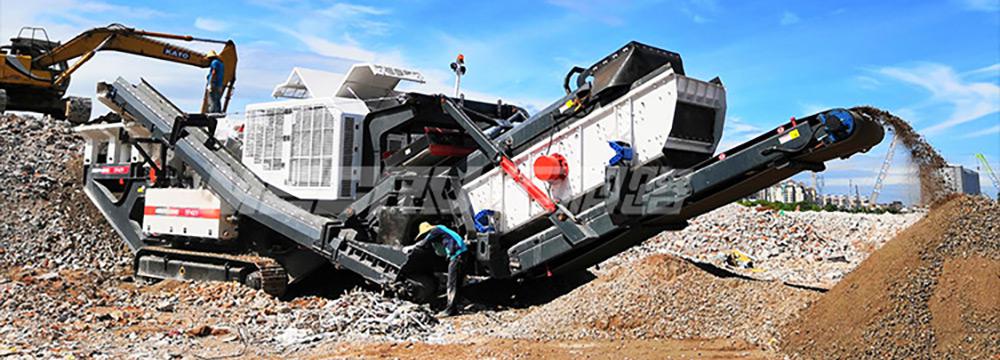 云南建筑垃圾破碎现场